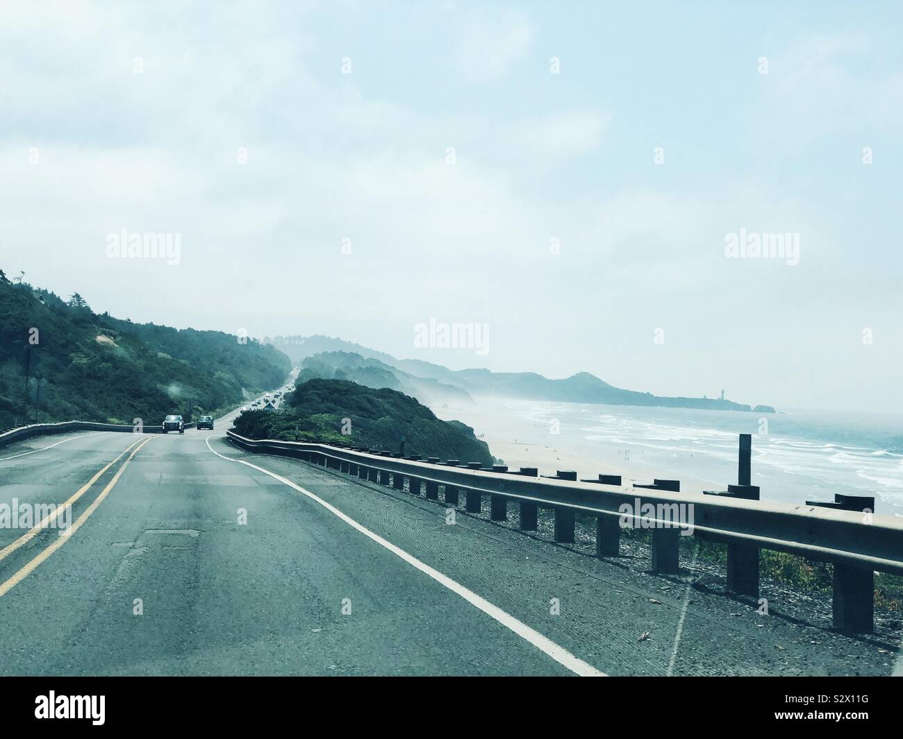 L'autoroute 101 road trip - Image de stock capturée avec un smartphone