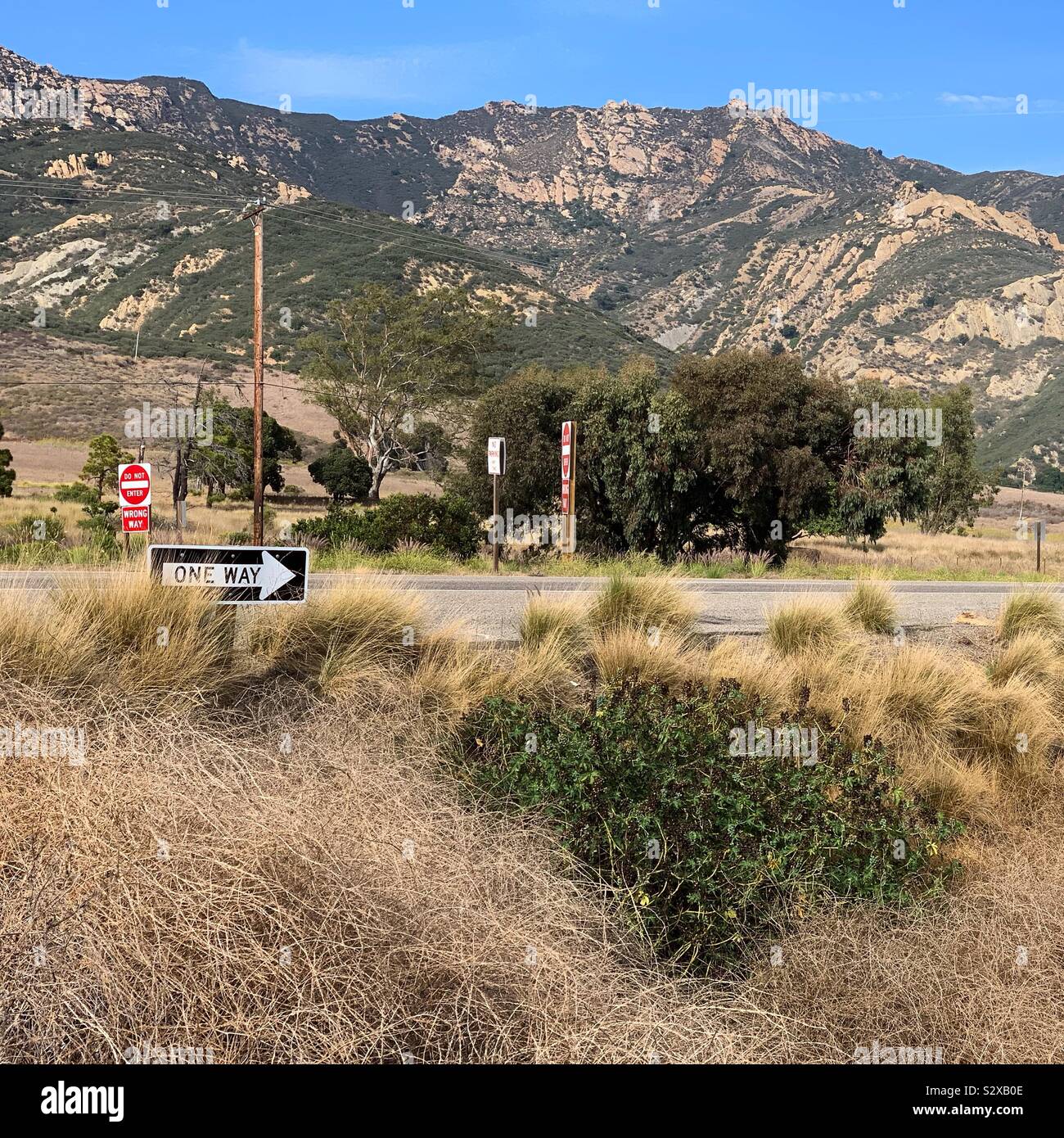 L'autoroute 101, Goleta, California, United States Banque D'Images