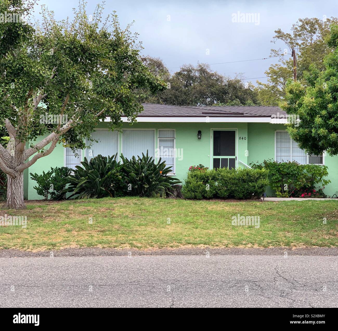 A home in Oakland, California, United States - Image de stock capturée avec un smartphone