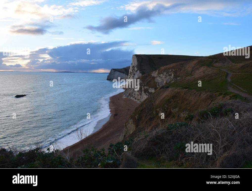 La ligne de côte dorset Banque D'Images