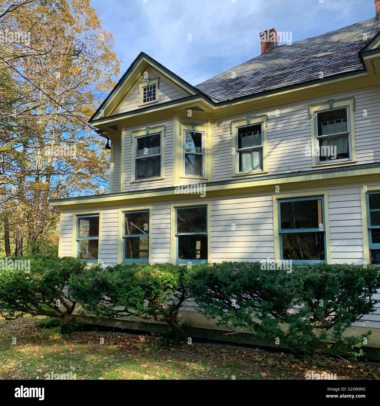A home in Conway, Massachusetts, United States - Image de stock capturée avec un smartphone