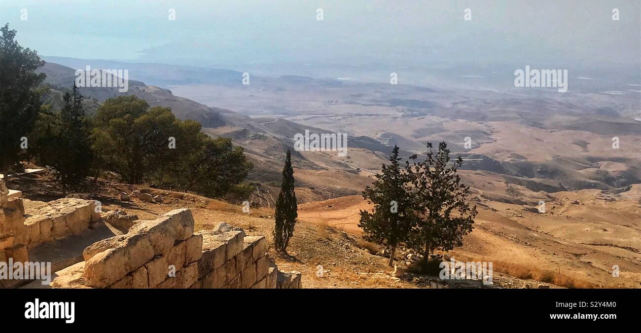 Le Mont Nébo Jordanie Banque D'Images