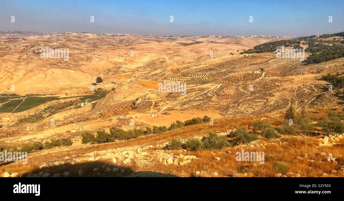 Le Mont Nébo Jordanie - Image de stock capturée avec un smartphone