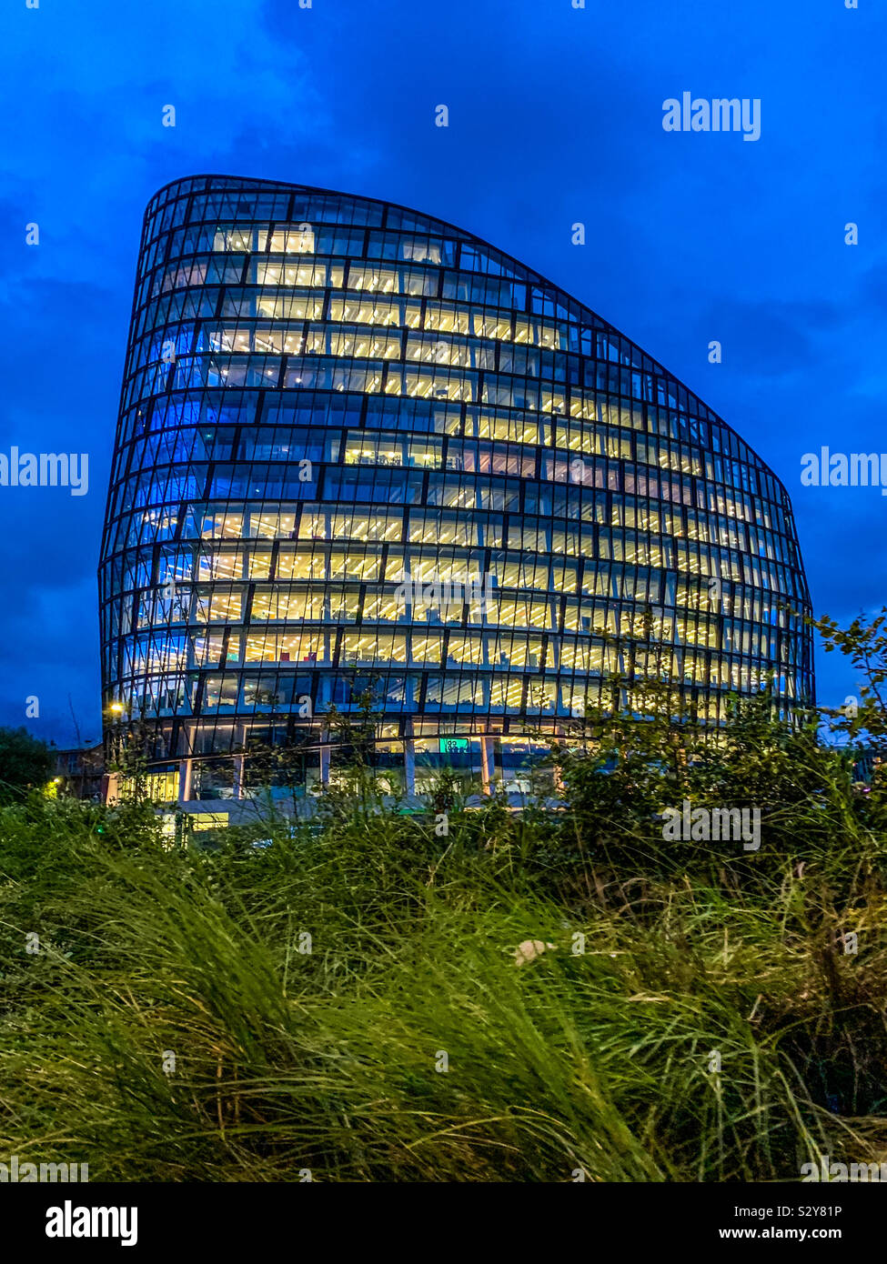 Un ange Square Co-Operative siège dans le NOMA Manchester City Centre Banque D'Images