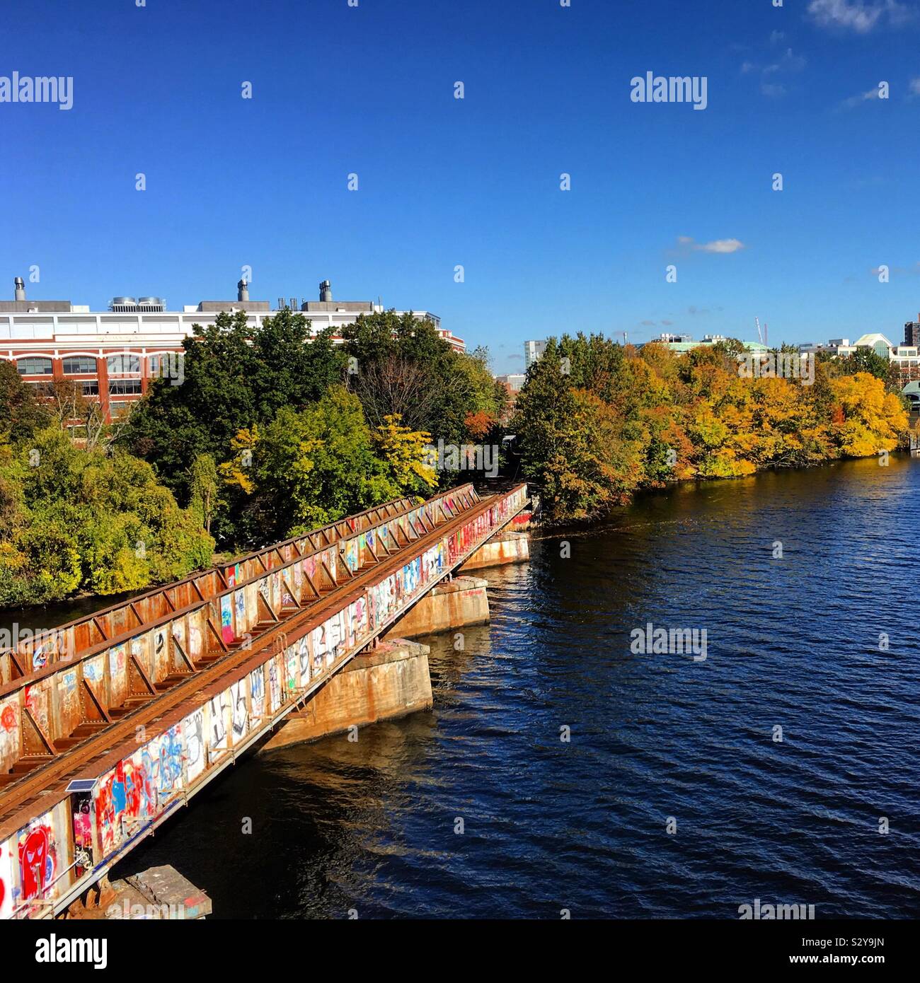 Automne à Boston. Banque D'Images