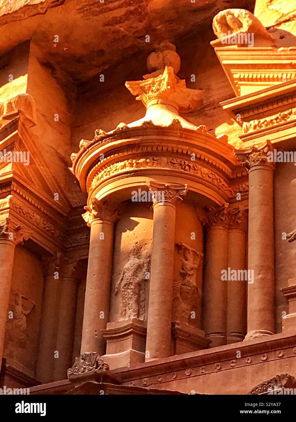 Le conseil du trésor à Petra en Jordanie Banque D'Images