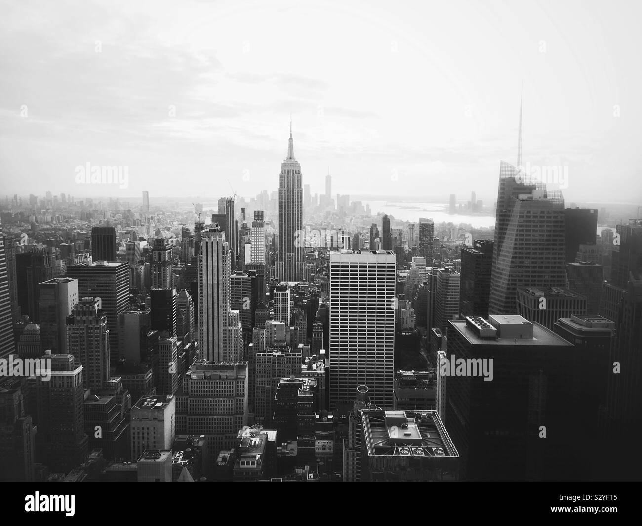 Empire State Building, New York City, États-Unis d'Amérique. - Image de stock capturée avec un smartphone