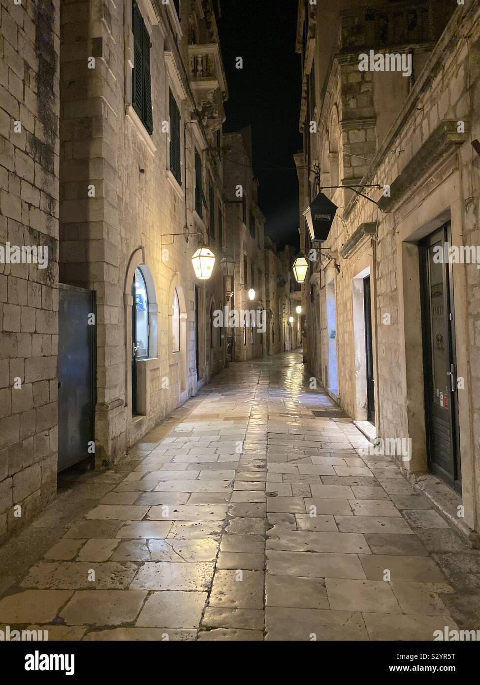 Vieille ville de Dubrovnik, Banque D'Images