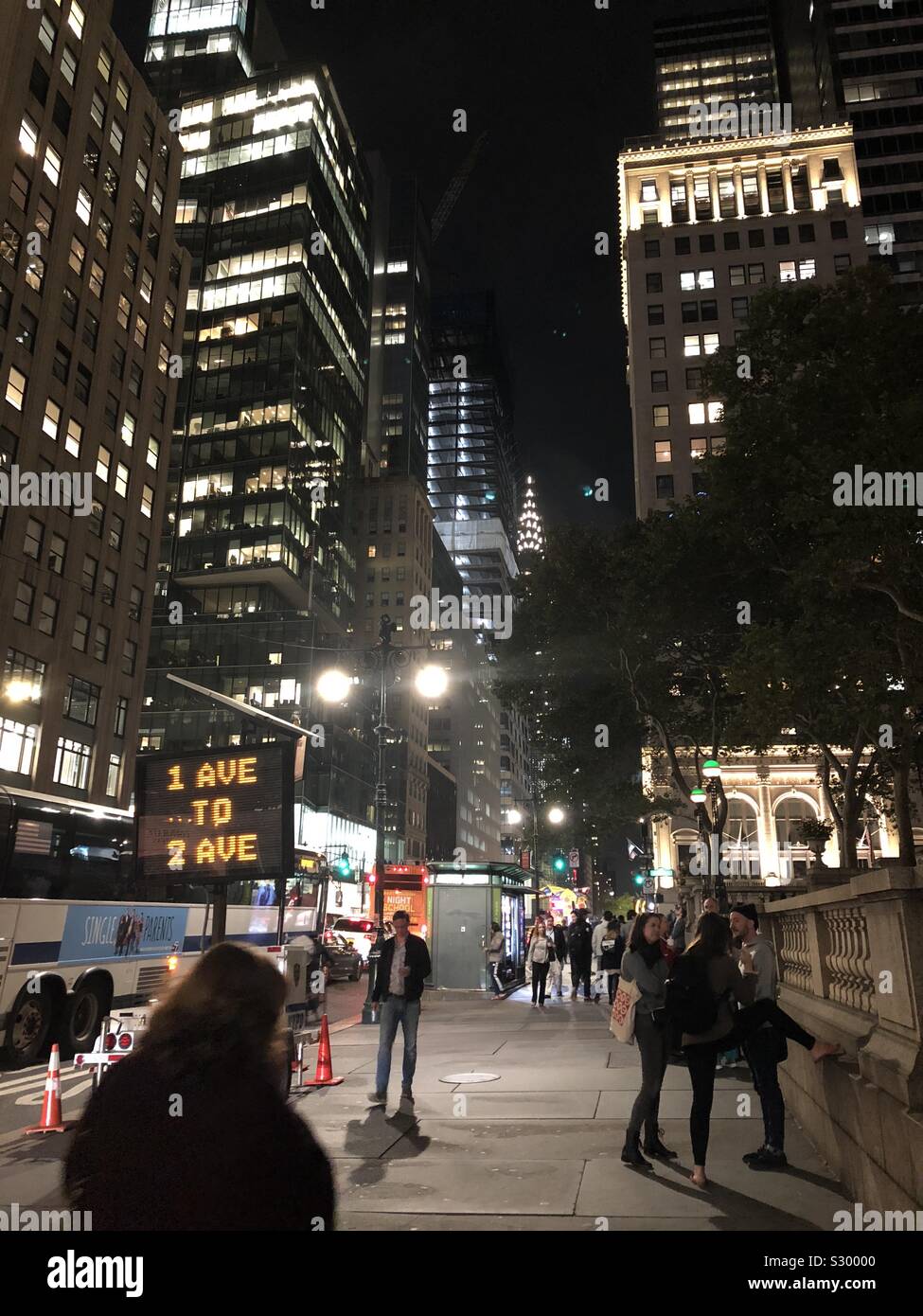 1ère avenue à 2ème avenue Banque de photographies et d’images à haute ...