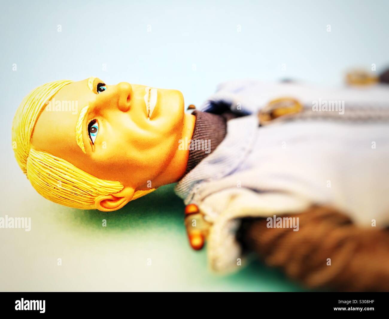 Le capitaine Blue - Image de stock capturée avec un smartphone