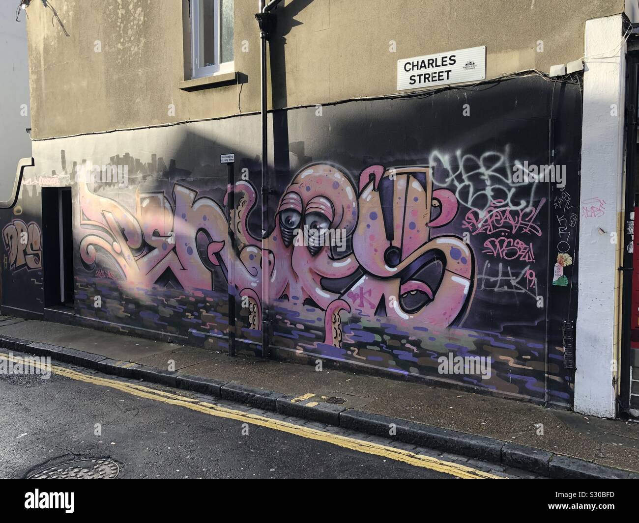 Graffiti Brighton Banque D'Images
