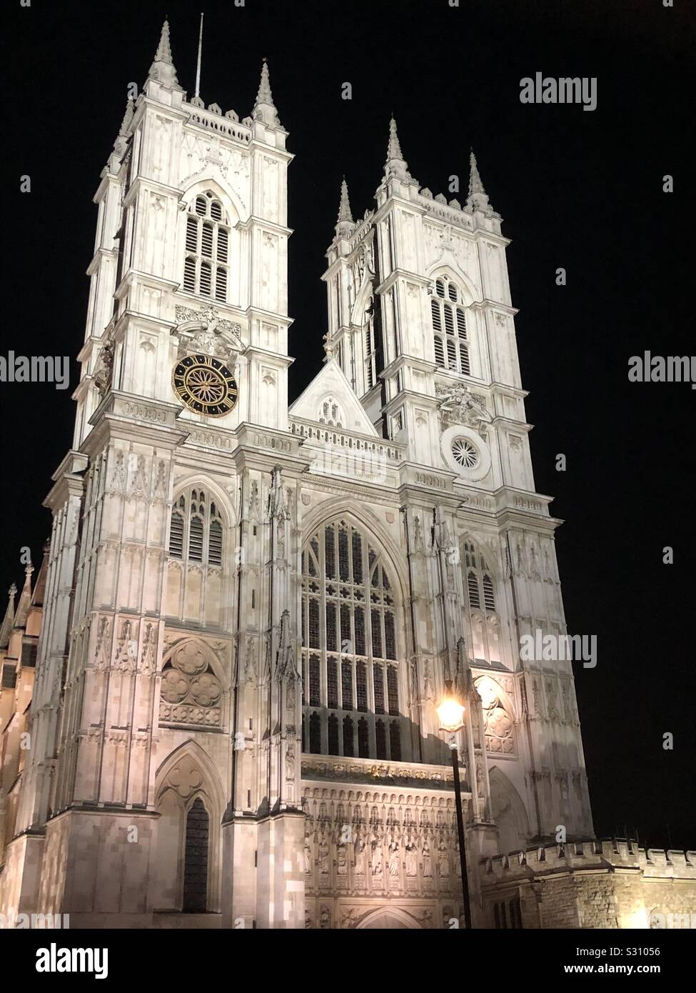 La cathédrale de Lincoln dans la nuit Banque D'Images