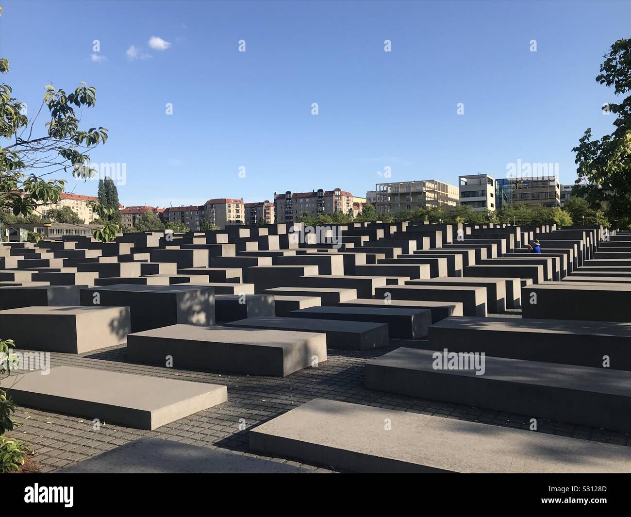 Holocaust Memorial, Berlin, Allemagne - Image de stock capturée avec un smartphone