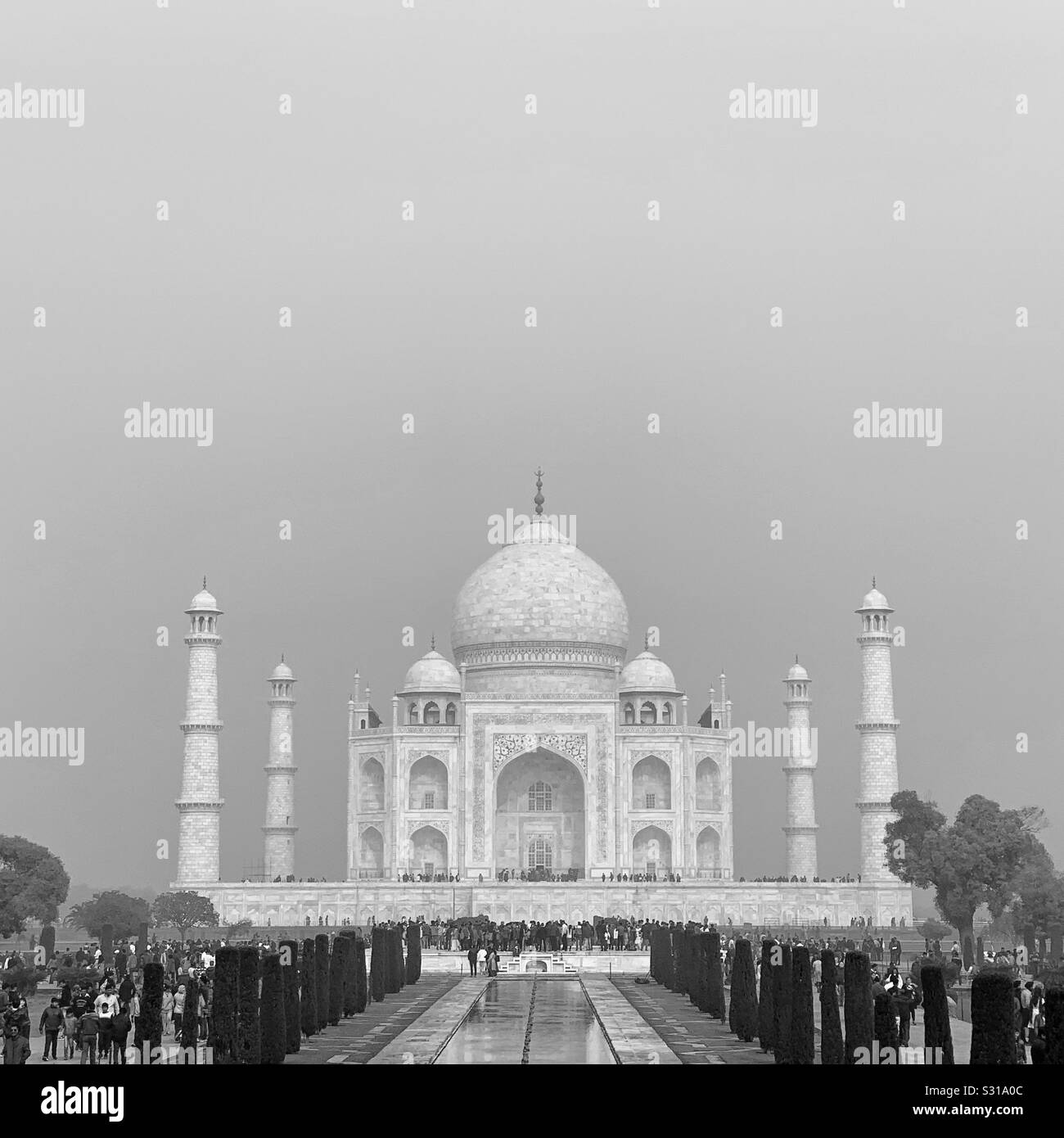 Merveilles du monde Banque d'images noir et blanc Alamy