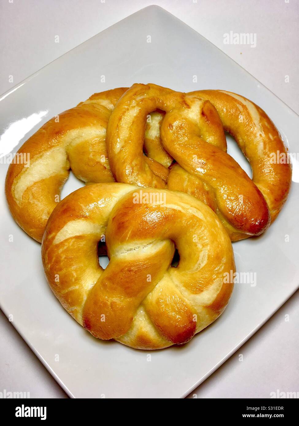 Pretzels Doux Banque D'Images