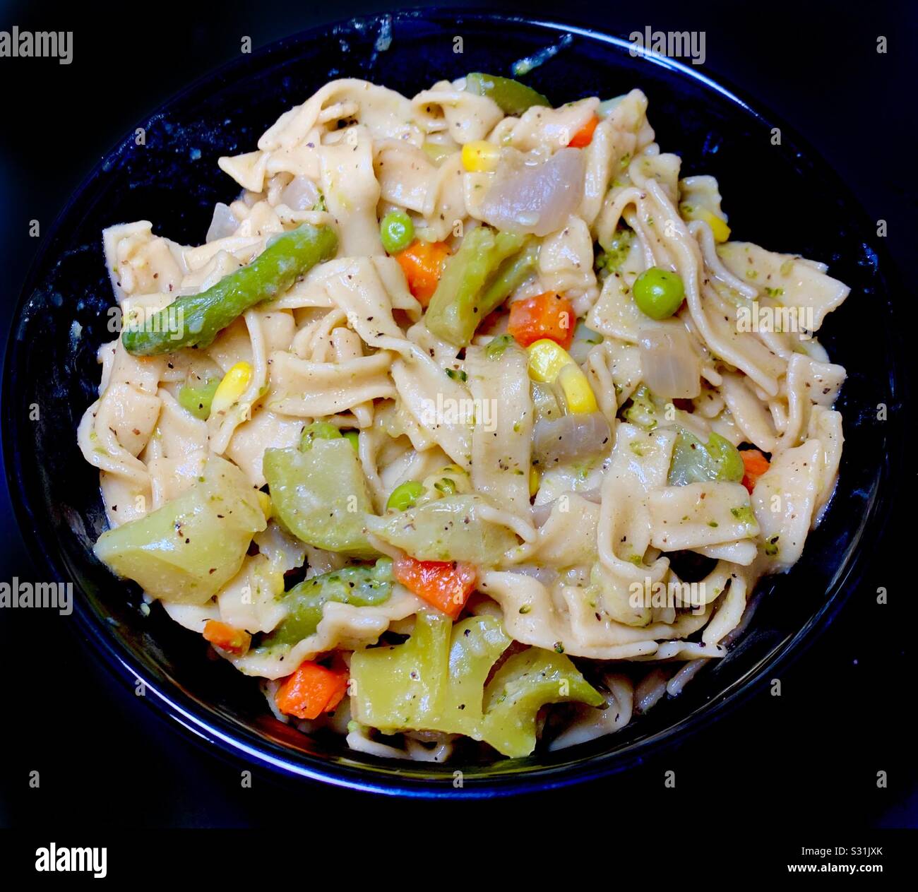 Pot Pie Pasta Banque D'Images