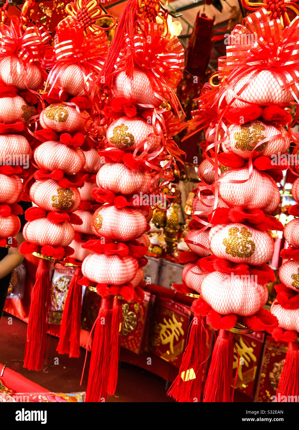 Prospérité ail décoration pour CNY Banque D'Images