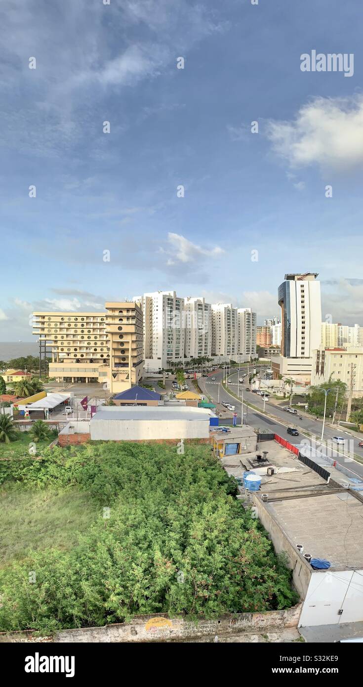 Vue aérienne de Ponta d areia à São Luís Maranhão Brésil Banque D'Images