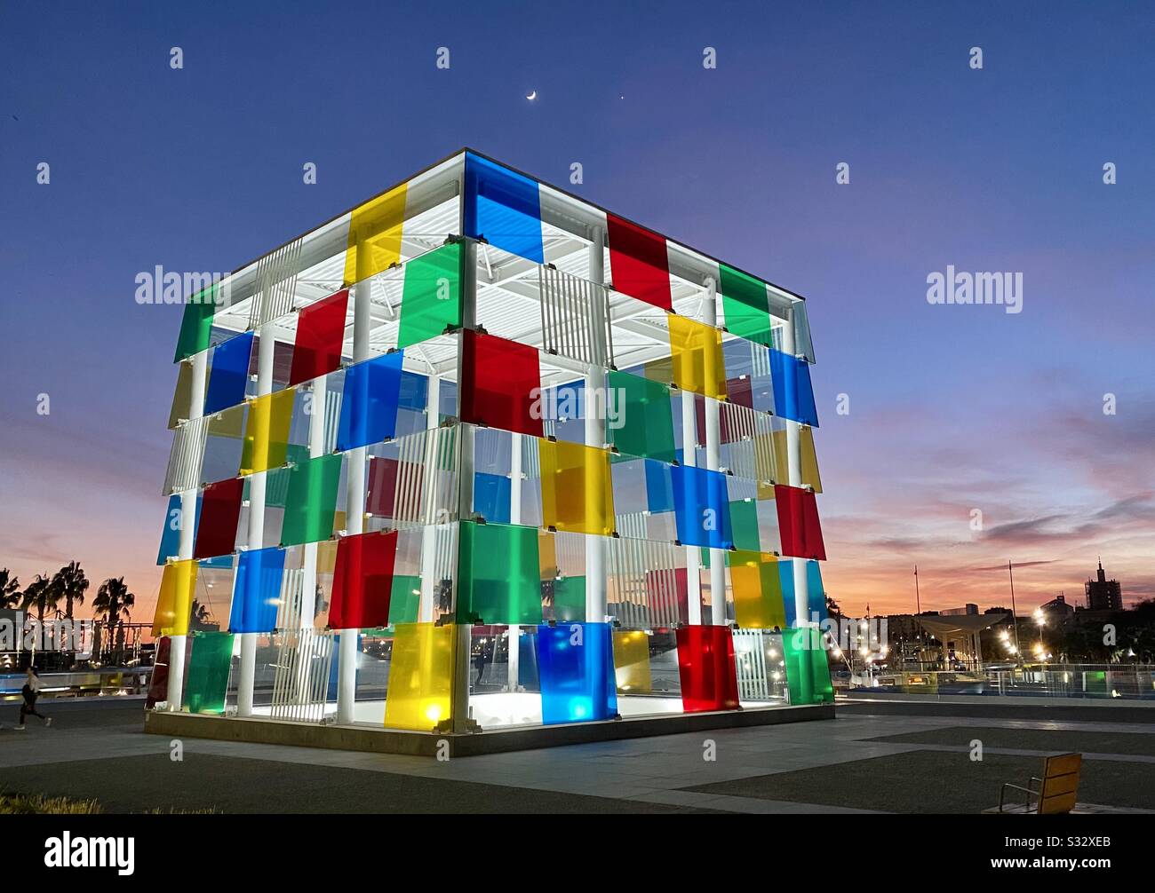 Centre Pompidou Malaga, Janvier 2020 Banque D'Images