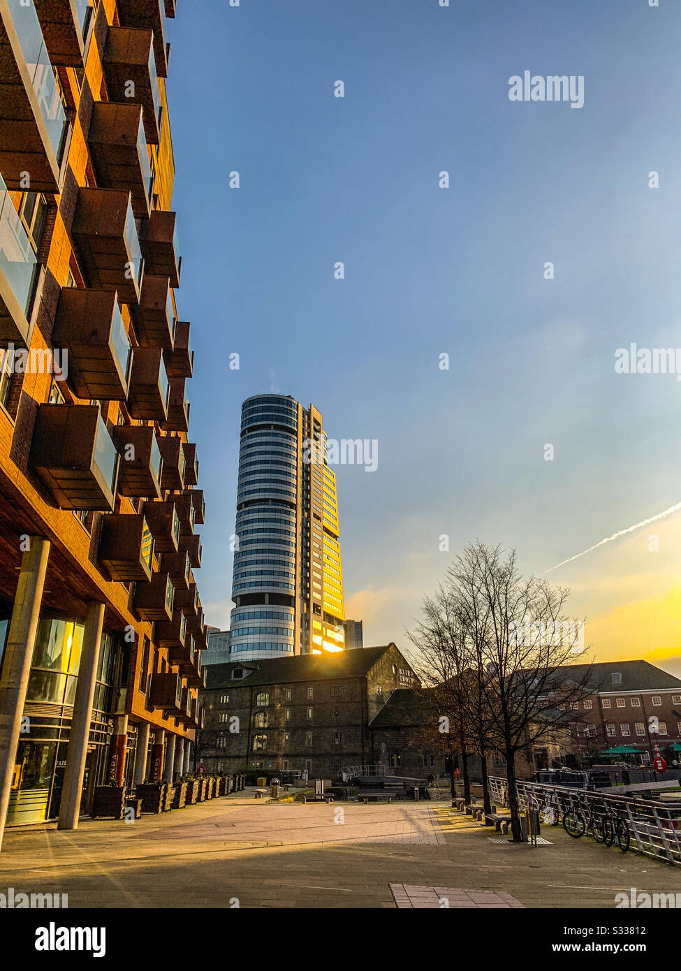 Les quais de Leeds Banque D'Images