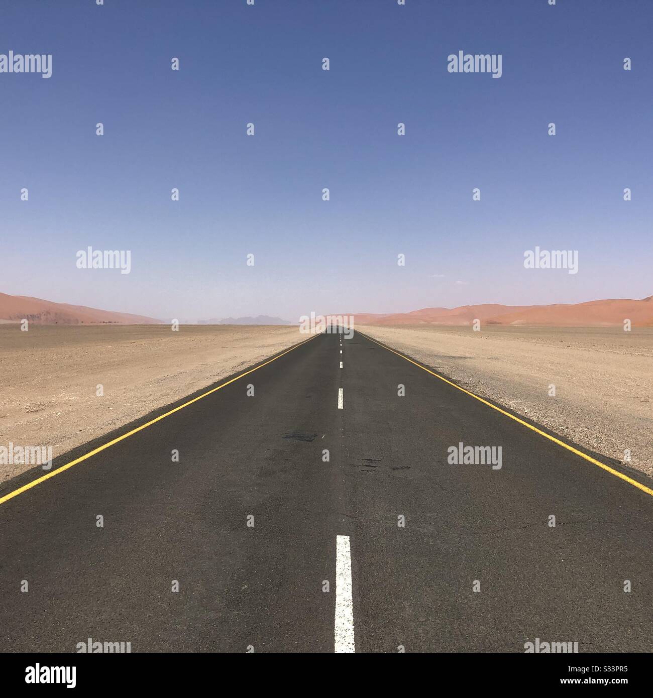 À vide, en Namibie - Image de stock capturée avec un smartphone