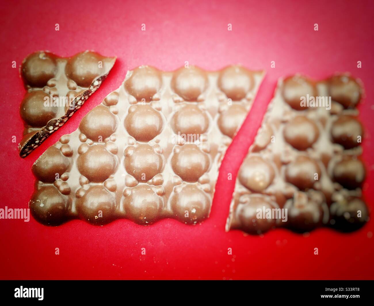 Barre de chocolat à Teasers MALTESERS Banque D'Images