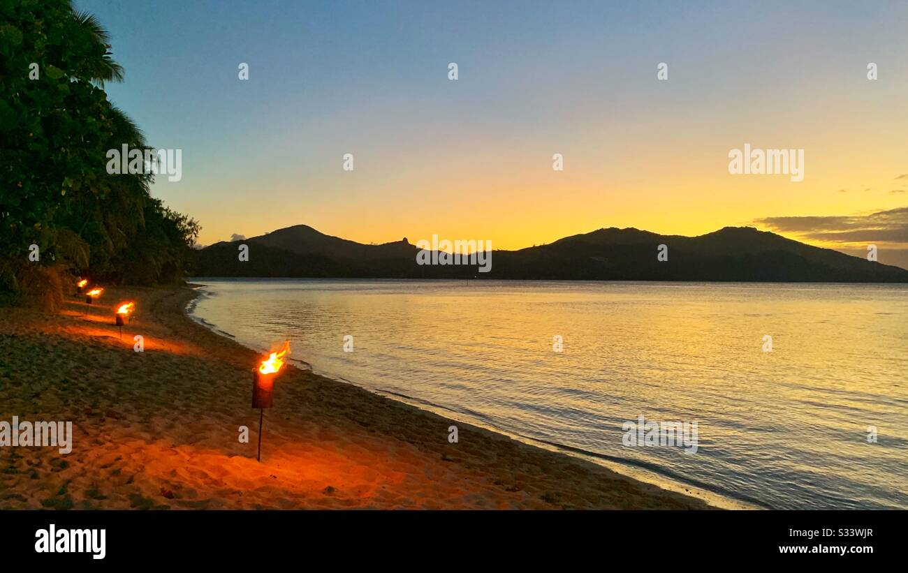 Fidji la nuit - Image de stock capturée avec un smartphone