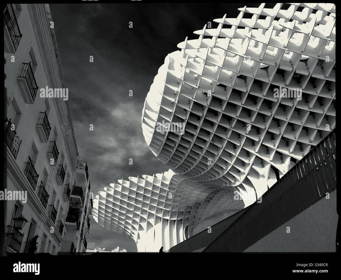 Le Bâtiment Metropol Parasol, Séville, Espagne. Banque D'Images