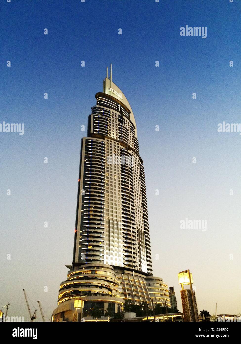 Emirats Arabes Unis, Dubaï, The Address Hotel - Image de stock capturée avec un smartphone