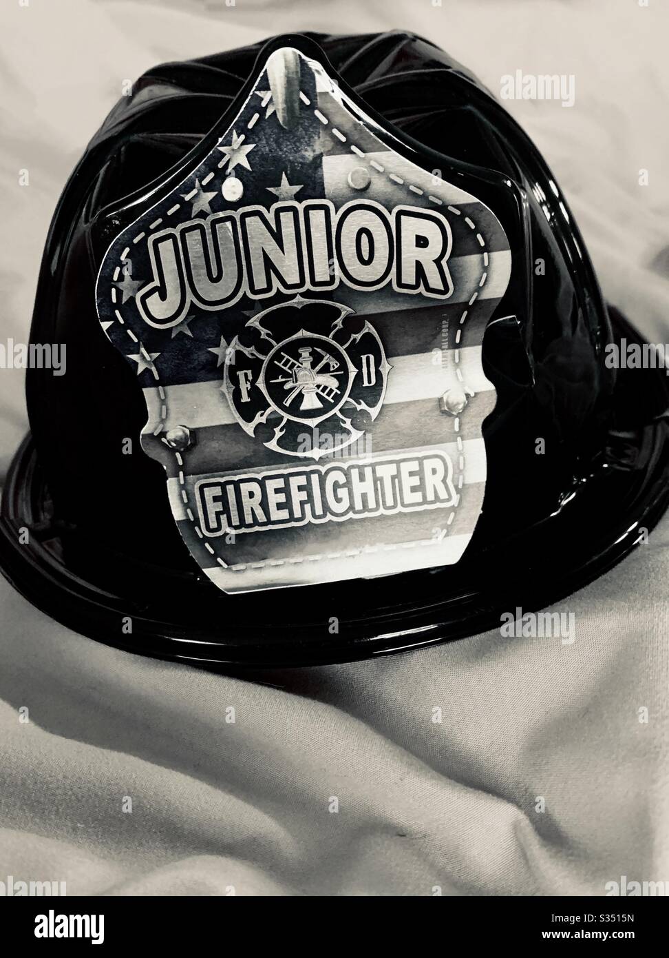 Chapeau de pompier junior Banque D'Images
