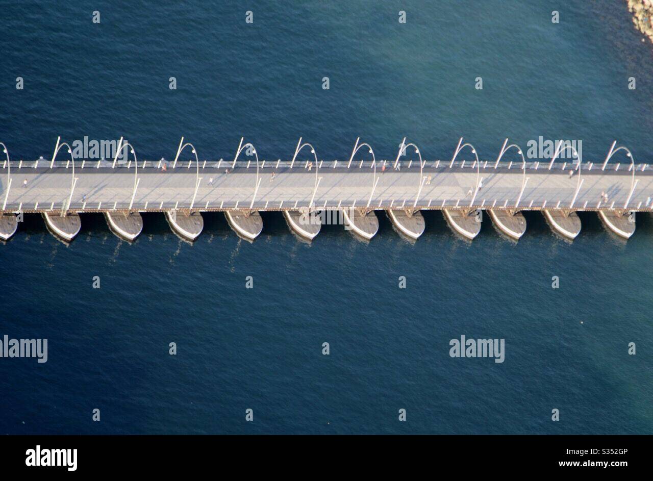 Pont Ponton à Curaçao Banque D'Images