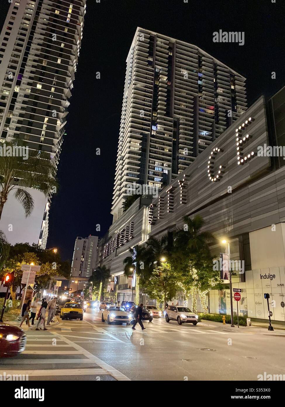 City Life, Miami, États-Unis Banque D'Images