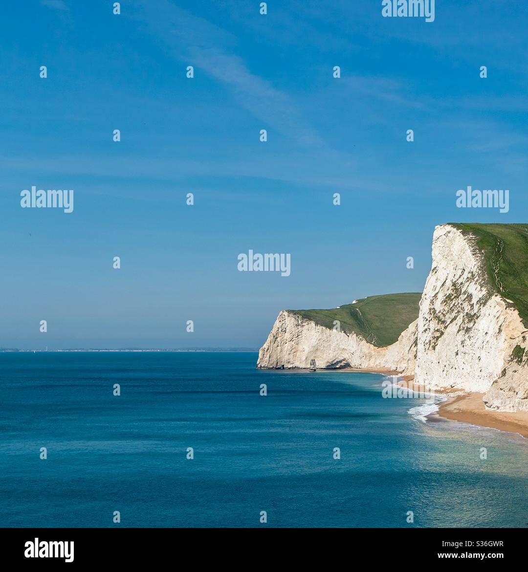 White Cliffs - Dorset - Image de stock capturée avec un smartphone