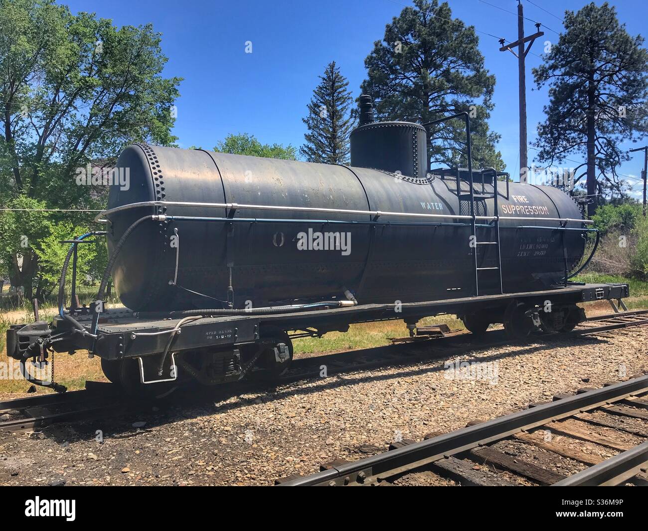 Train à voie étroite à Durango Colorado Banque D'Images