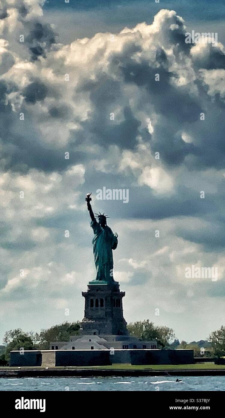 La Statue de la Liberté à New York. Banque D'Images