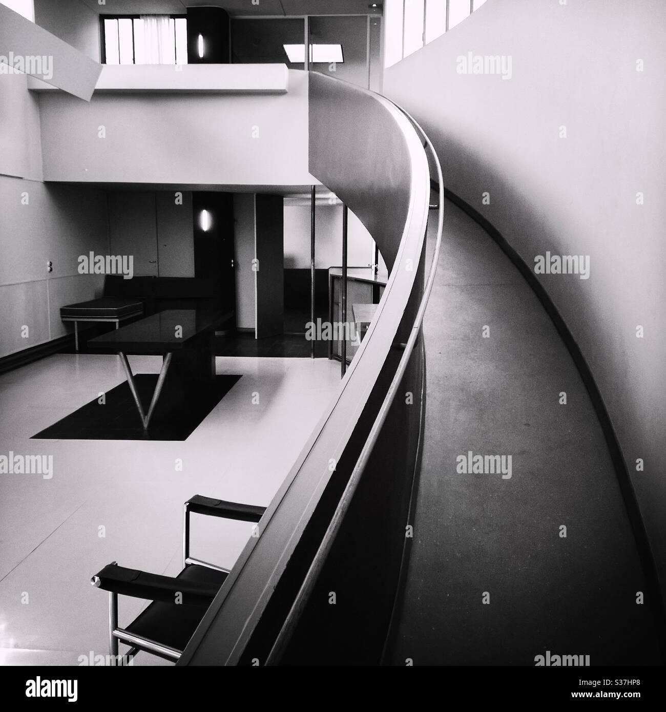 Villa la Roche, également Maison la Roche, maison à Paris, conçue par le Corbusier et son cousin Pierre Jeanneret en 1923-1925. - Image de stock capturée avec un smartphone