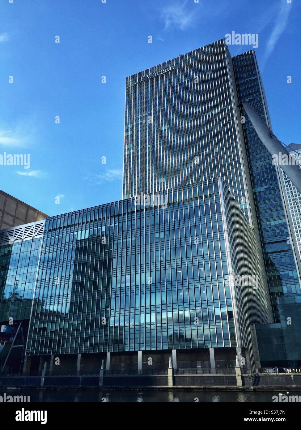 JP Morgan Tower à Canary Wharf, Londres Banque D'Images