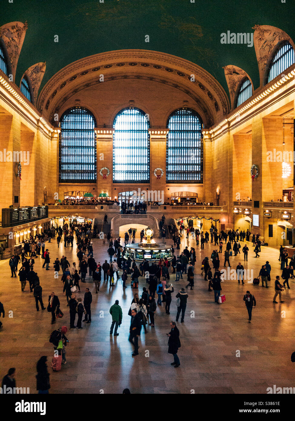 Principal hall de la gare Grand Central de New York - Image de stock capturée avec un smartphone