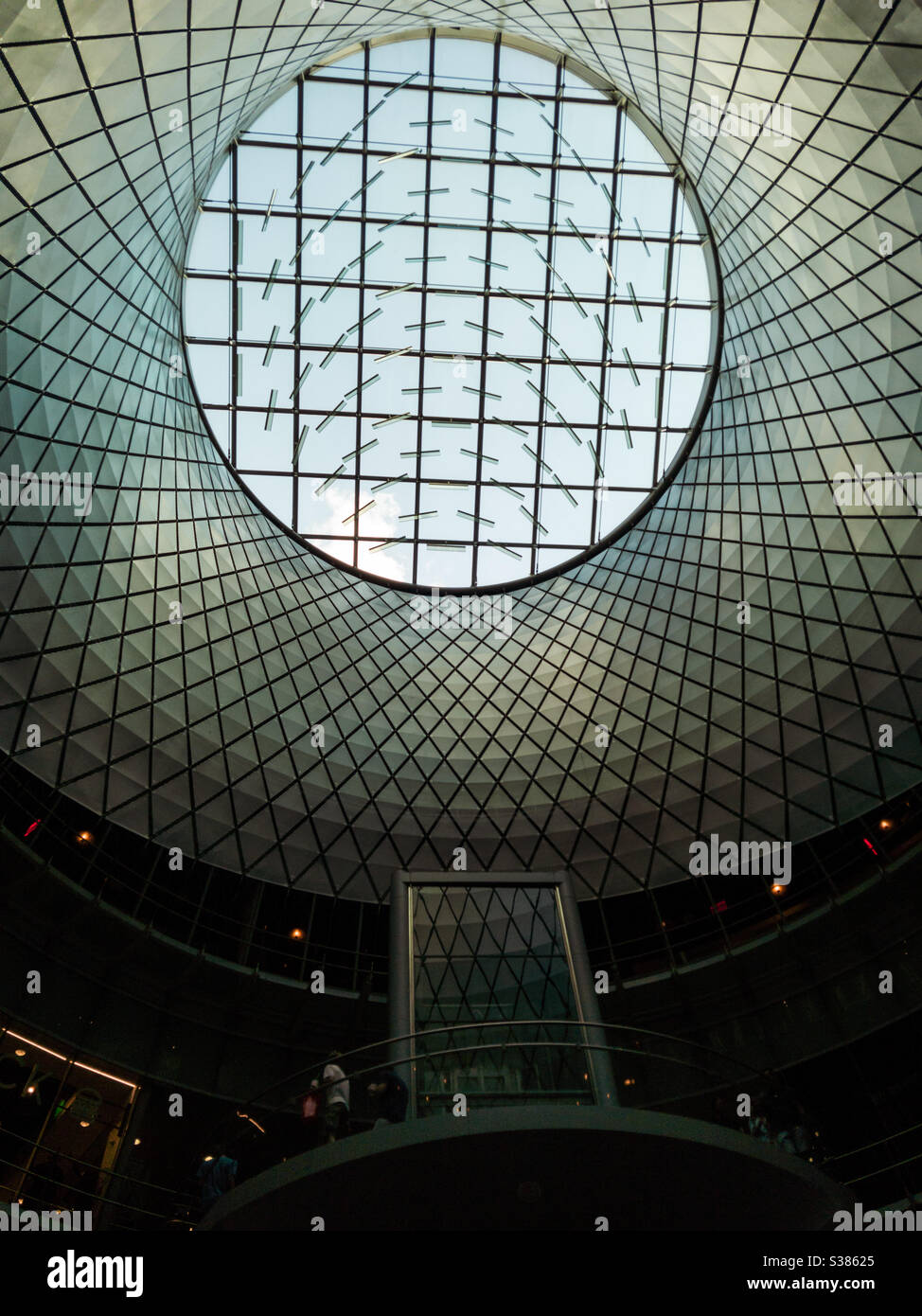 Station de métro Fulton Street dans Lower Manhattan - Image de stock capturée avec un smartphone
