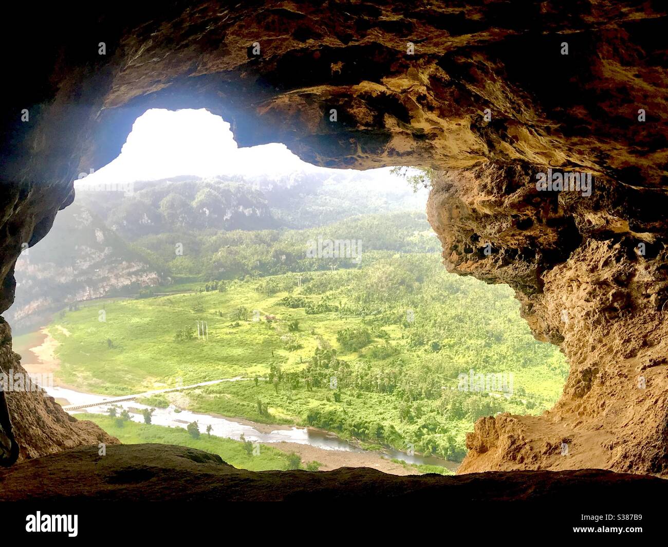 Cueva Ventana Banque D'Images