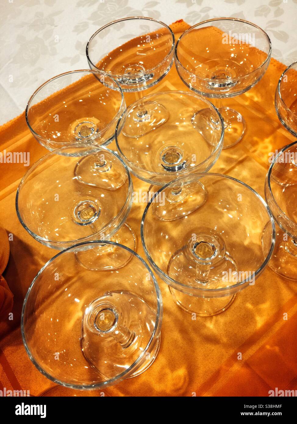 Verres de vin. Banque D'Images