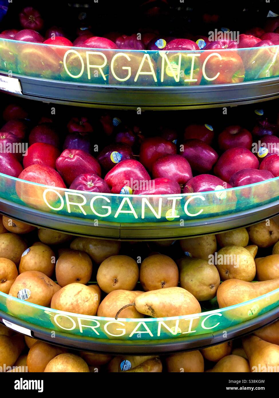 Fruits biologiques - Image de stock capturée avec un smartphone