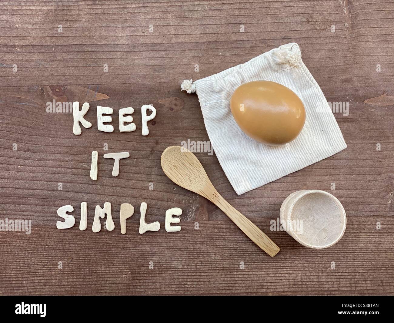 Garder les choses simples - Image de stock capturée avec un smartphone
