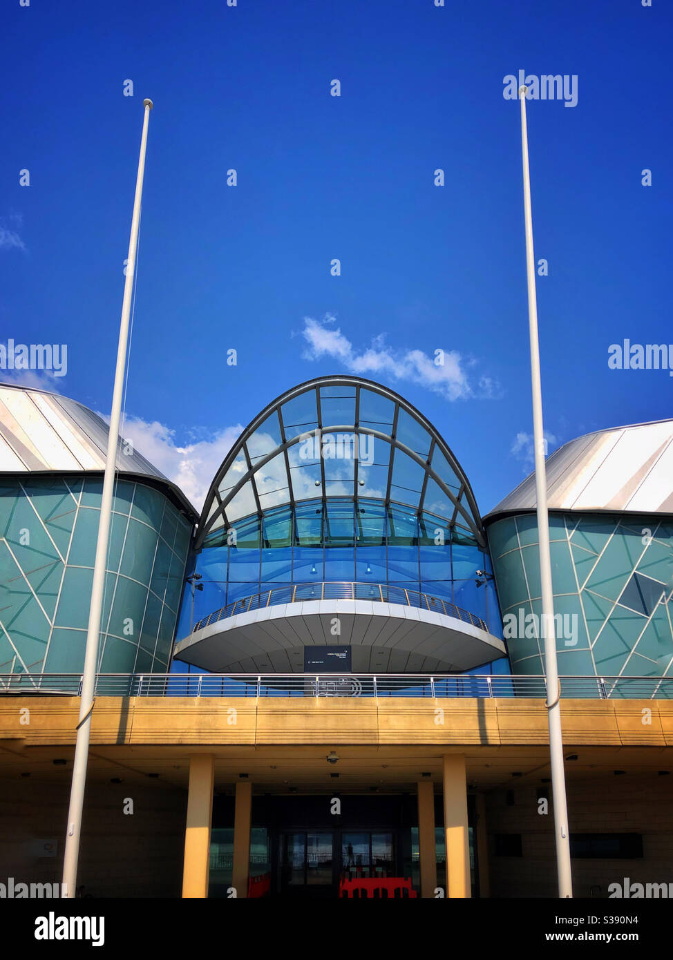 M&S Bank Arena sur le front de mer de Liverpool - Image de stock capturée avec un smartphone
