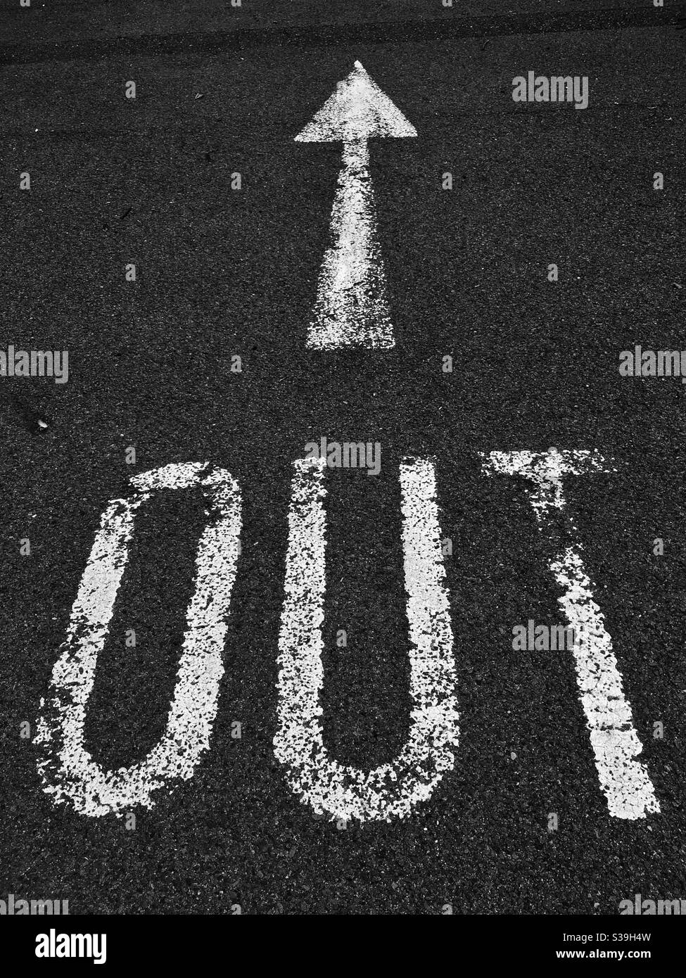 Au panneau de signalisation Banque D'Images