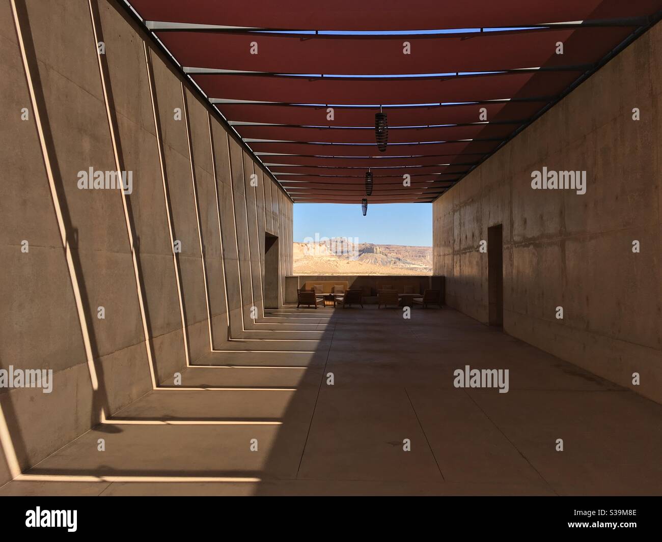 Entrée Amangiri Banque D'Images