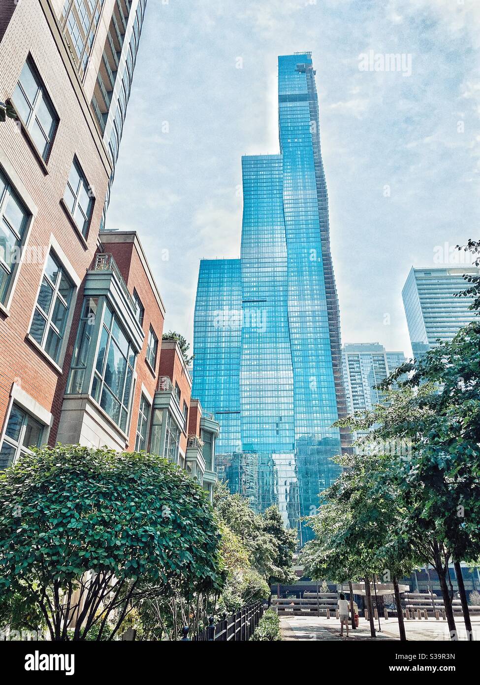 Vista Tower, le plus grand gratte-ciel du monde conçu par une femme, Chicago, Illinois Banque D'Images