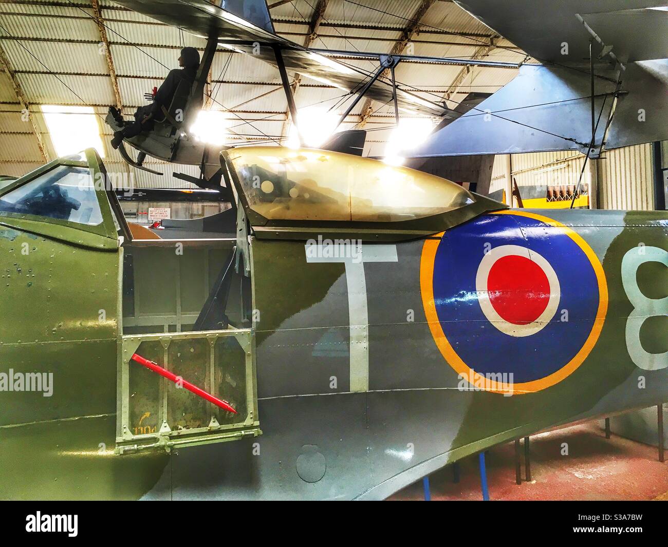 Avion de chasse Spitfire, Norfolk et le musée de l'aviation Suffolk Banque D'Images