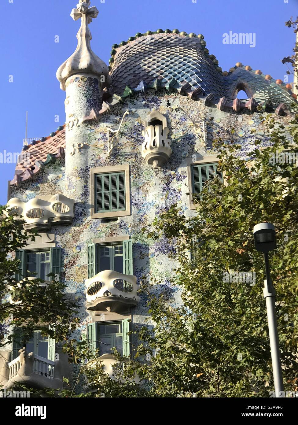 Batlo House, Barcelone Banque D'Images