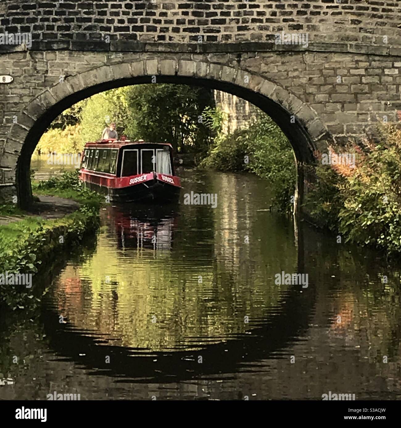 L'automne sur la Rochdale Canal Banque D'Images L'automne sur la Rochdale Canal Banque D'Images